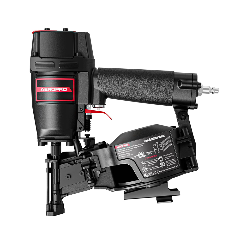 Coil Roofing Nailer Pneumatic 15 Degree - AEROPRO CN45N Cloueur pneumatique professionnel pour