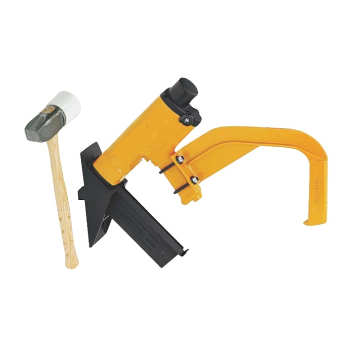Pneumatic Flooring Nailer Stapler 2 In 1 - Agrafeuse pneumatique industrielle 2-en-1 pour parquet,