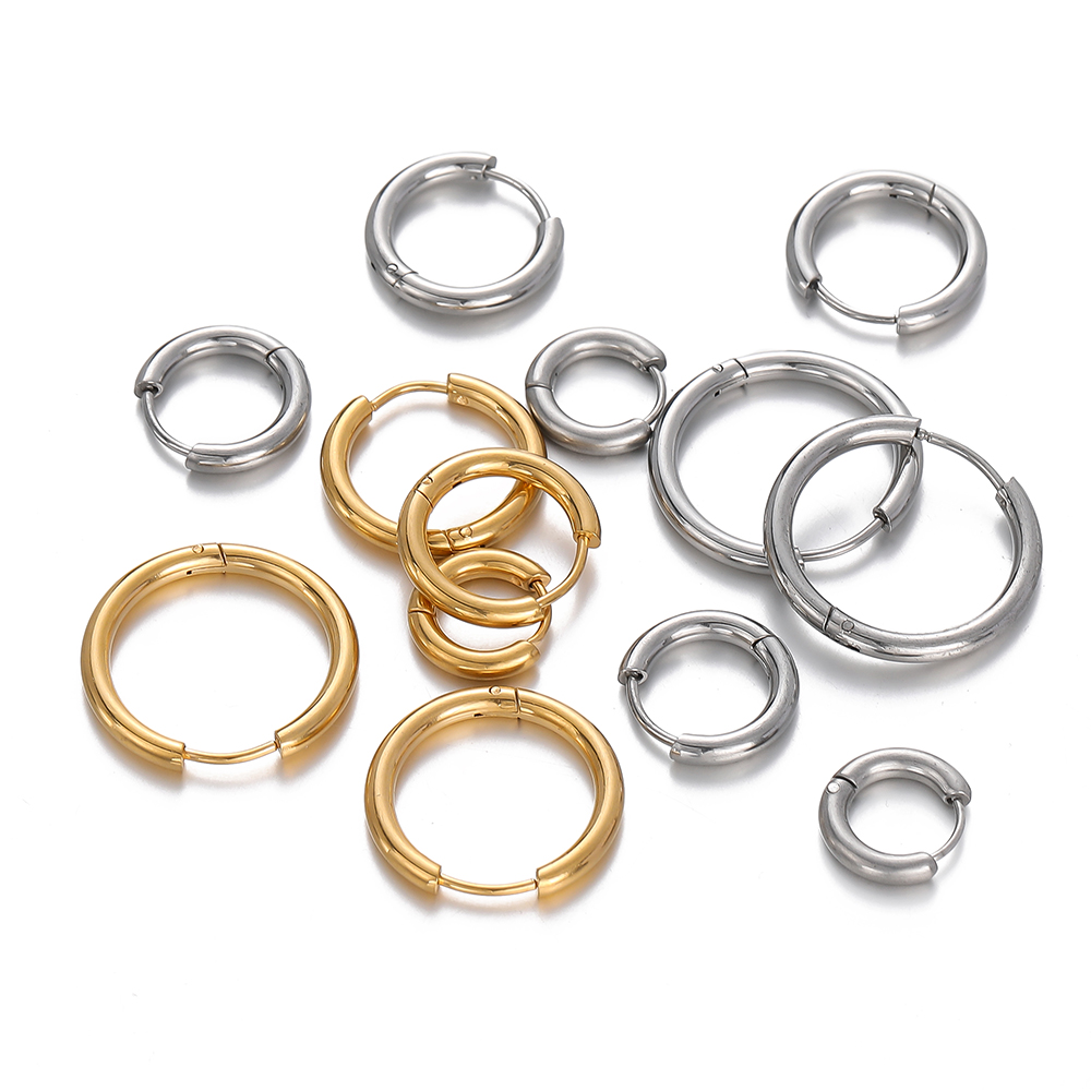 18 Gauge Brad Nails Stainless Steel - Petites boucles d'oreilles créoles en acier