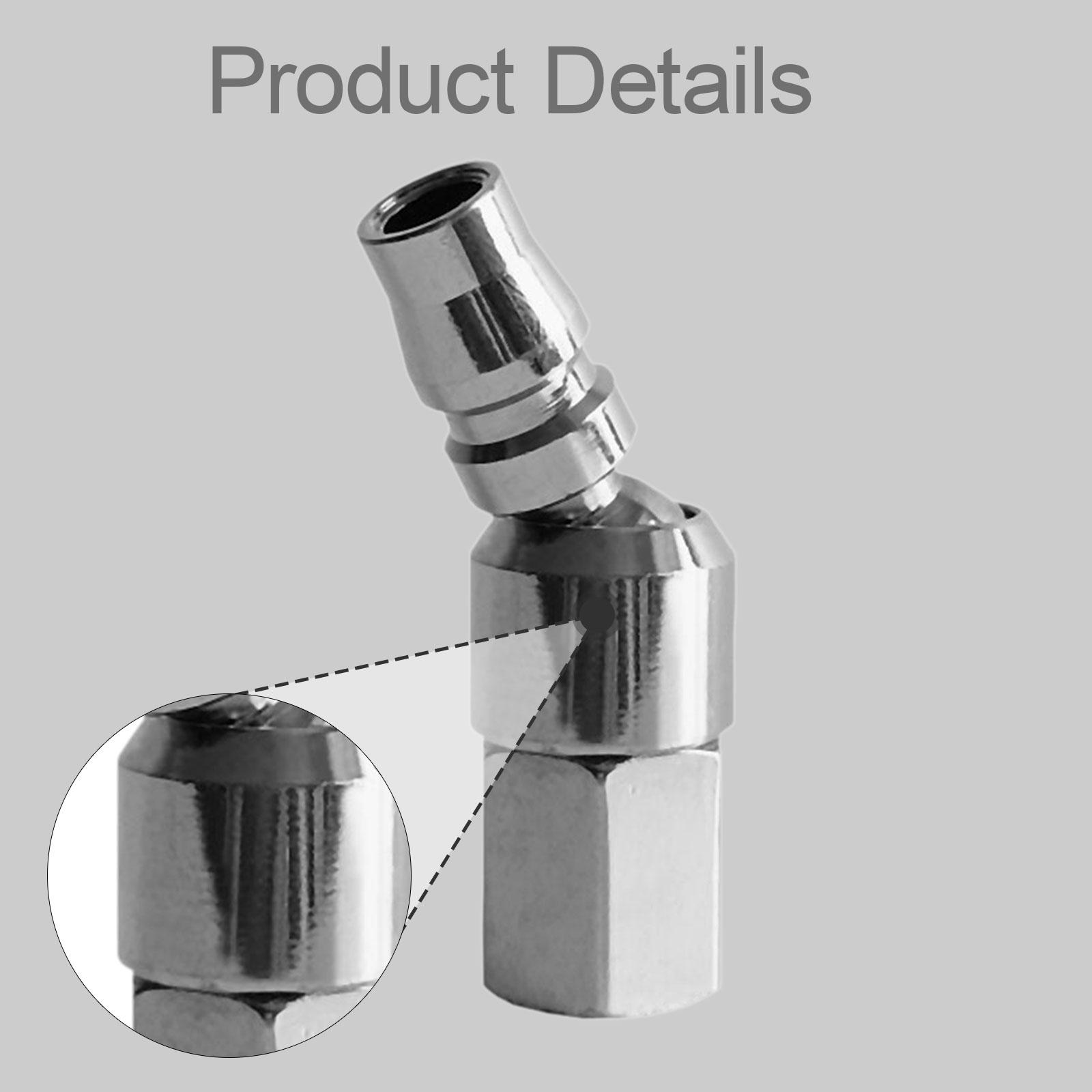 Raccord de tuyau d'air en méta - Swivel Air Hose Fitting Quick Connect 1/4 avis et prix