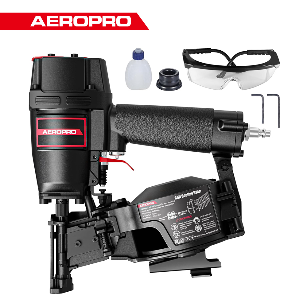 AEROPRO CN45N Cloueur pneumati - Coil Roofing Nailer Pneumatic 15 Degree avis et prix