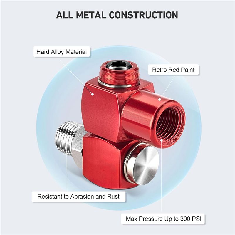 ABHI-2-Packs Raccords de tuyau - Swivel Air Hose Fitting Quick Connect 1/4 avis et prix