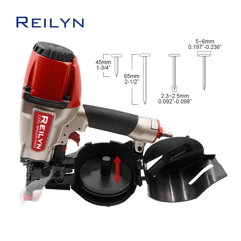Pistolet à clous pneumatique R - Coil Roofing Nailer Pneumatic 15 Degree avis et prix