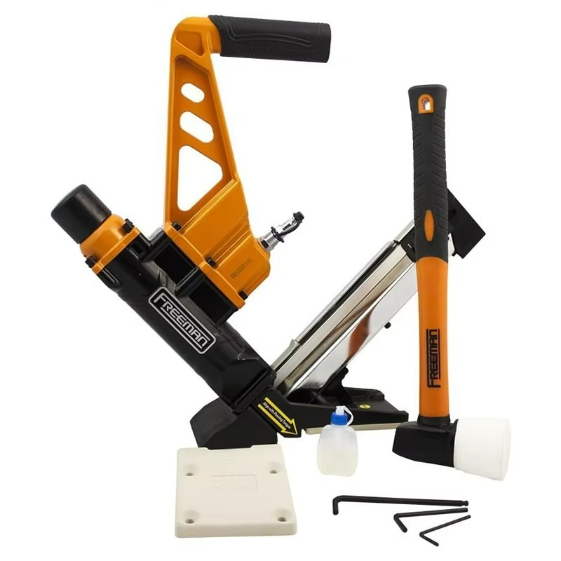 Cloueuse et agrafeuse manuelle - Pneumatic Flooring Nailer Stapler 2 In 1 avis et prix