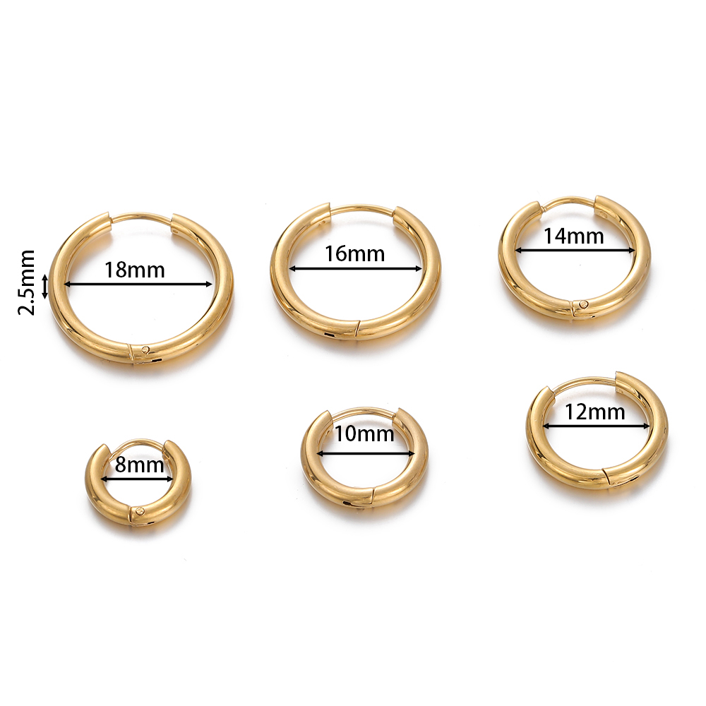 Petites boucles d'oreilles cré - 18 Gauge Brad Nails Stainless Steel avis et prix