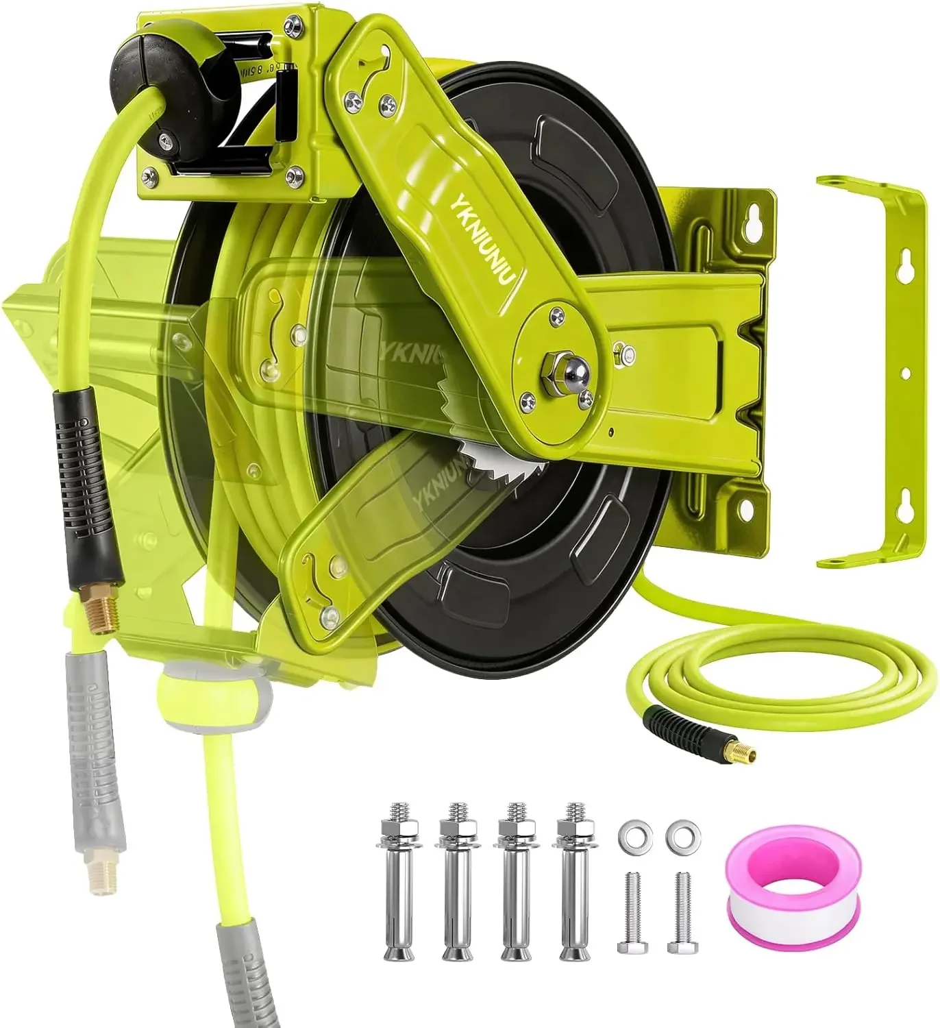 Enrouleur de tuyau d'air rétra - Air Compressor Air Hose 3/8 Hybrid 50Ft avis et prix
