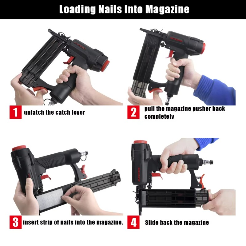 Cloueuse pneumatique AF50 15-5 - Air Brad Nailer 18 Gauge 2 In 1 avis et prix